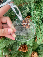 Load image into Gallery viewer, Personalized House Christmas Ornament, Custom Home Line Drawing Laser Engraved