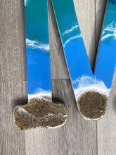 Load image into Gallery viewer, Beach Themed Resin Art Letter