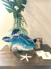 Load image into Gallery viewer, Sea Turtle Beach Resin Wall Art