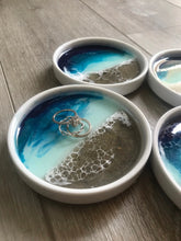 Load image into Gallery viewer, Beach Resin Trinket Ring Dish