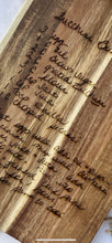 Load image into Gallery viewer, Handwritten Engraved Cheeseboard