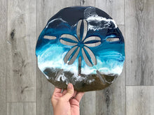 Load image into Gallery viewer, Sand Dollar Beach Resin Wall Art