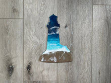 Load image into Gallery viewer, Lighthouse Beach Resin Wall Art