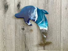 Load image into Gallery viewer, Dolphin Beach Resin Wall Art