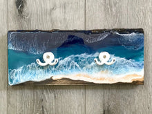 Load image into Gallery viewer, Resin Art Wall Hook Rack