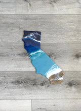 Load image into Gallery viewer, State Shaped Beach Resin Wall Art