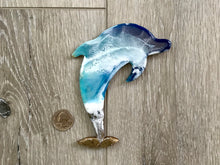 Load image into Gallery viewer, Dolphin Beach Resin Wall Art