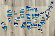 Load image into Gallery viewer, Christmas Ornament, State Shaped Beach Tree Decor