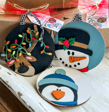 Load image into Gallery viewer, DIY Snowman/Santa Ornament Kit
