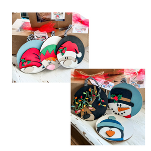 DIY Snowman/Santa Ornament Kit
