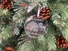 Load image into Gallery viewer, Personalized House Christmas Ornament, Custom Home Line Drawing Laser Engraved
