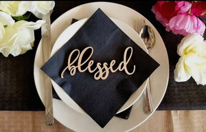 Place Setting Laser Cut Word