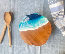 Load image into Gallery viewer, Cake Stand, Ocean Resin Tray
