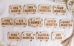 Howdy Baby Milestone Cards