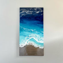Load image into Gallery viewer, 24&quot;x48&quot; Beach Resin Art Wall Panel

