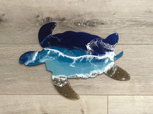 Load image into Gallery viewer, Sea Turtle Beach Resin Wall Art
