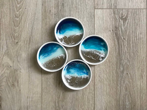 Beach Resin Trinket Ring Dish